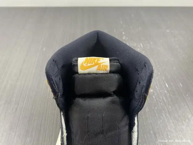 Kick Theory Yellow 555088-711 OG High 1 Air Toe Jordan 0603